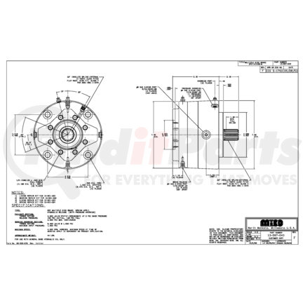 13-597-040 by MICO - 3PC-141436-M Multiple Disc Brake