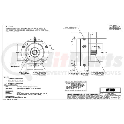 13-602-008 by MICO - C-Mount Multiple Disc Brakes - Modular Design