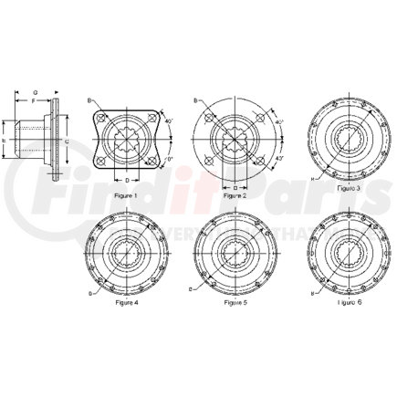 4-1-601 by DANA - HEAVY DUTY COMPANION FLANGES