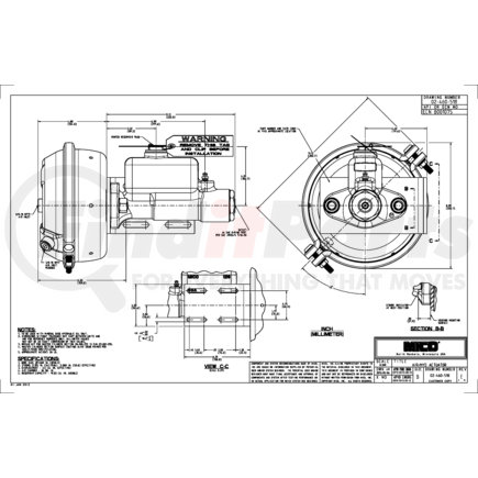 02-460-518 by MICO - Air/Hydraulic Actuator - Hydraulic Oil, 1.5" Bore Dia., T36 Chamber