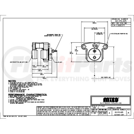 02-515-025 by MICO - Disc Brake Caliper - Mico Brake Caliper