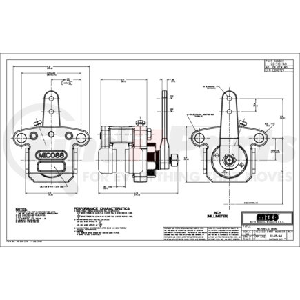 02-515-148 by MICO - Disc Brake Kit - Mech Disc Brake