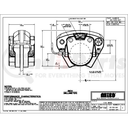 02-520-261 by MICO - Disc Brake Kit