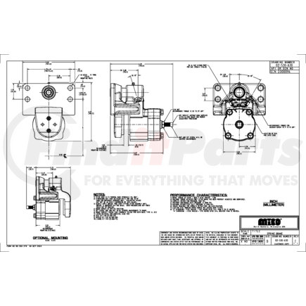 02-530-630 by MICO - Spring Brake Caliper - Hydraulic Oil Type