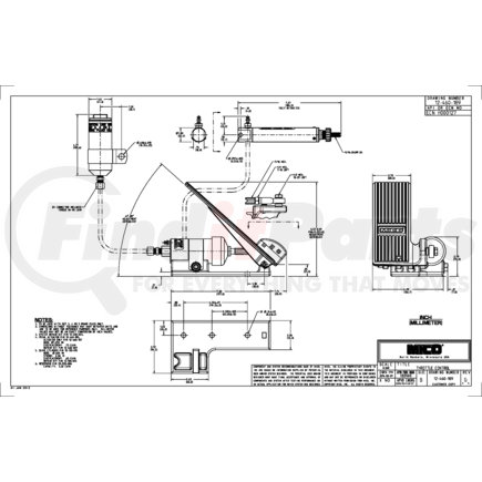 12-460-189 by MICO - Throttle Control Assembly - Brake Fluid Type, with Pedal and Actuator, Slave Cylinder and Reservoir