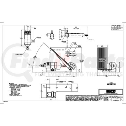 12-460-191 by MICO - Throttle Control Assembly - Brake Fluid Type, with Pedal and Actuator, Slave Cylinder and Reservoir; Non-Spring Loaded Slave Cylinder