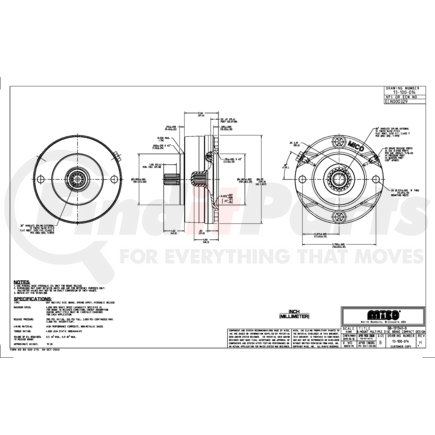 13-100-014 by MICO - GB-131340-B Multiple Disc Brake - Compact