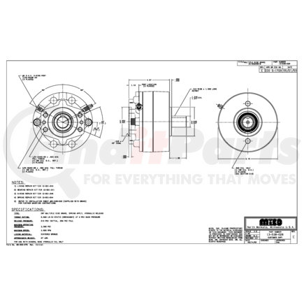 13-538-028 by MICO - 3A-252556-M Multiple Disc Brake