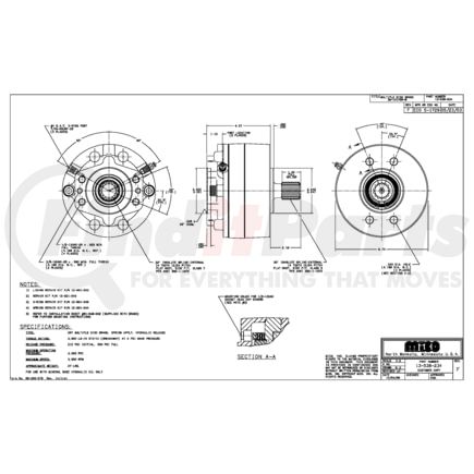 13-538-234 by MICO - 3M-141456-M Multiple Disc Brake