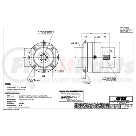 13-547-078 by MICO - 3C-141455-CZ Multiple Disc Brake