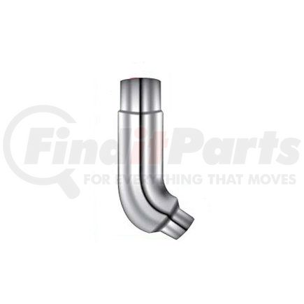 TEL85-PET by TRUX - Exhaust Elbow, 8"-5" Reduced O.D. - 55˚, for Peterbilt 379