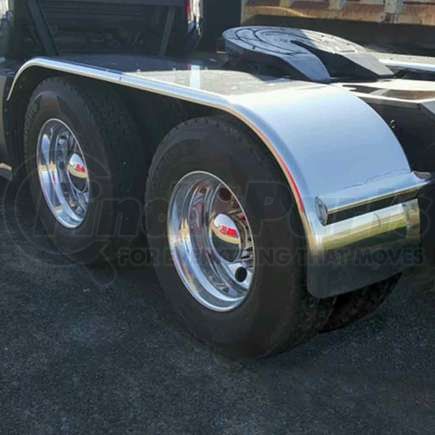 TFEN-F41 by TRUX - Fender, Full, 108" Smooth with Short Front & Extra Long Back, 16 Ga.
