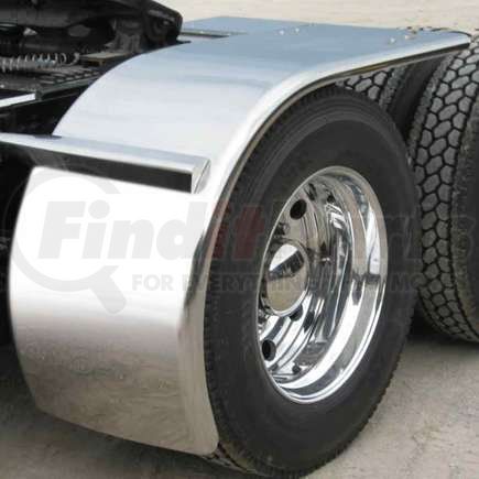 TFEN-H10 by TRUX - Fender, Half, 80" Smooth CSM Rollin’ Lo (31"-49"), 16 Ga. (Fits Tires with an Outer Diameter of 46 1/2" or 43 1/2")