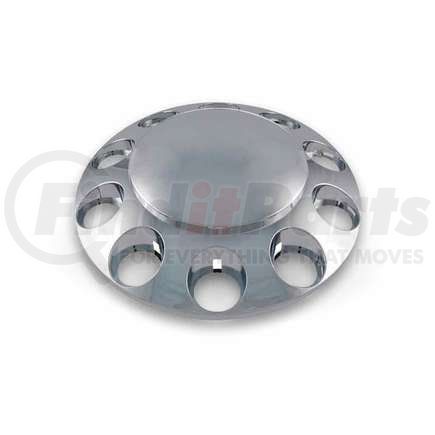 THUB-FRPN by TRUX - Wheel Accessories - Hub Cover, Front, Chrome, Plastic, with Holes, for Nut Cover