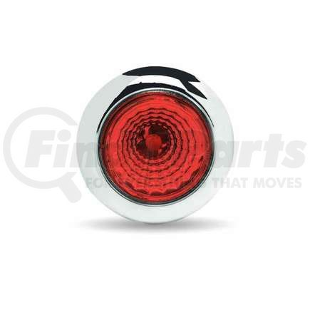 TLED-B1R by TRUX - Marker Light, Mini Button, Red, LED, with Reflector & Silicone Locking Ring (1 Diode)