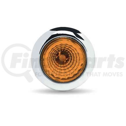 TLED-B1A by TRUX - Marker Light, Mini Button, Amber, LED, with Reflector & Silicone Locking Ring (1 Diode)