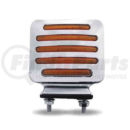 TLED-FS by TRUX - Fender Light, Flatline, Amber/Red Marker Double Face, Square, LED