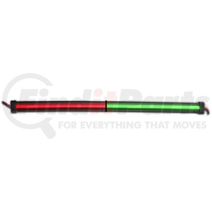 TLED-GL12CXRG by TRUX - Strip Light, Dual, Glow Series, 12", Center Shine, Red/Green