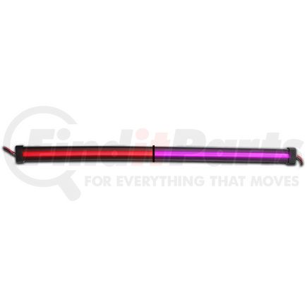 TLED-GL12CXRP by TRUX - Strip Light, Dual, Glow Series, 12", Center Shine, Red/Purple