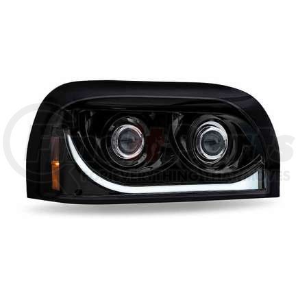TLED-H58 by TRUX - Projector Headlight Assembly, RH, LED, Black, for FreightlinerCentury