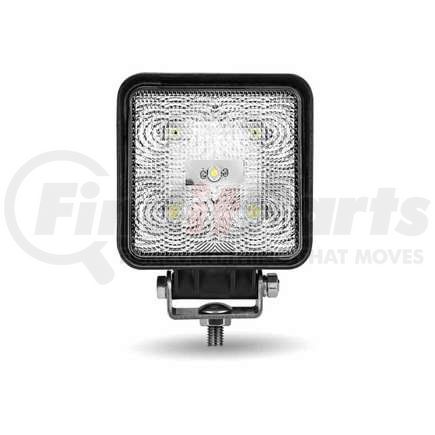 TLED-U2 by TRUX - Work Light, Universal, White, Square, Clear Lens, Black Housing, 5 Diodes