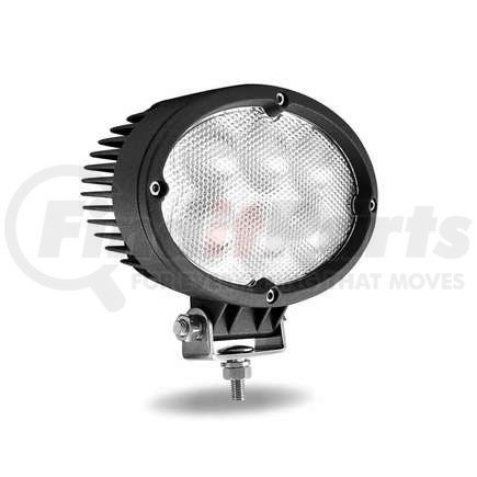 TLED-U29 by TRUX - Work Light, Flood Beam, Universal, White, Cree Oval, Clear Lens, Black Housing, 6 Diodes, 5400 Lumens