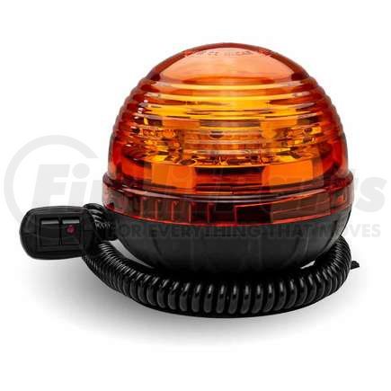 TLED-W2 by TRUX - Beacon Light, Amber, Dome Vaccum, Magnetic, 3 Flash, 960 LM (12 Diodes)