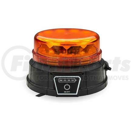 TLED-W12 by TRUX - Warning Beacon Light, Remote Control, LED, Rechargeable, Class 1, Amber, LED, with 36 Flash Patterns, Magnetic Base