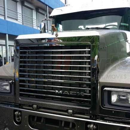 TRUX Tm-1107 Hood Grille Surround Grille Surround, for Set Forward Axles, for Mack CH