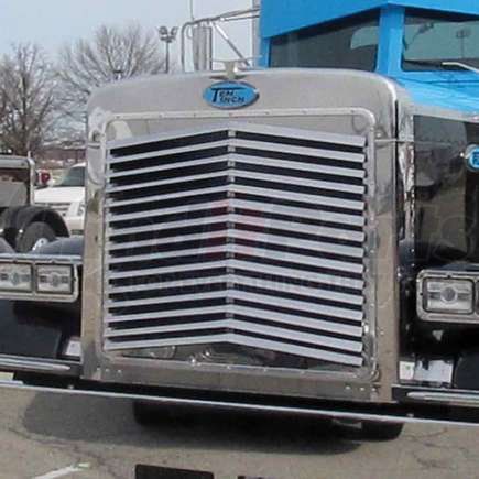 TP-1102 by TRUX - Louvered Grill, Extended Hood, Angled for Peterbilt 379