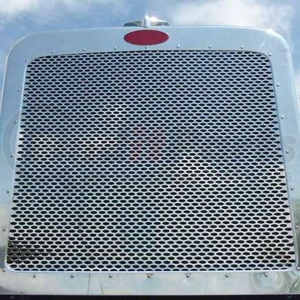 TP-1139 by TRUX - Extended Hood Front Grill, with Oval Punchouts (18 Ga.), for Peterbilt 389