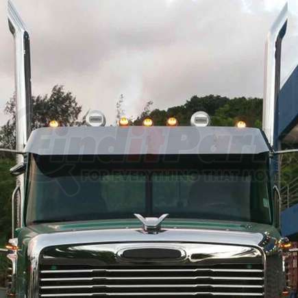 TSUN-F24 by TRUX - Sunvisor, 14", Day Cab, for 2001+ Freightliner Columbia