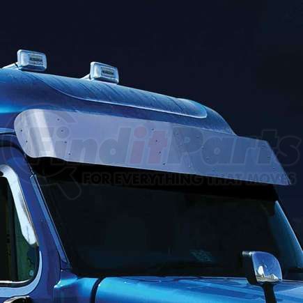 TSUN-F25 by TRUX - Sunvisor, 15 1/2", Raised & Mid Roof, for 2008-2013 Freightliner Cascadia