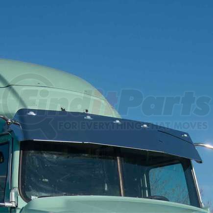 TSUN-W18 by TRUX - Sunvisor, 14", with Stratosphere Roofs, with OEM Light Holes, for Western Star 5700XE