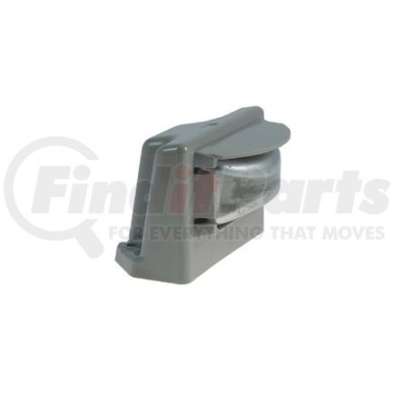 604603 by GROTE - Small Rectangular License Lamp, Clear Lamp, Gray Flange