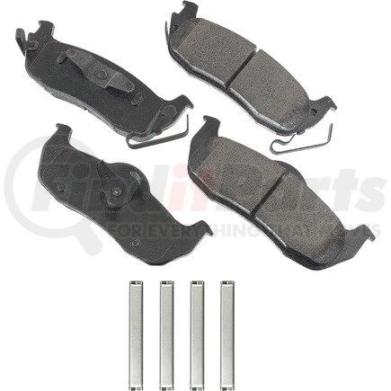 ACT1041 by AKEBONO - ProACT Ultra Premium Ceramic Disc Brake Pad Kit