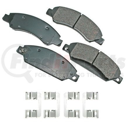 ACT1092 by AKEBONO - ProACT Ultra Premium Ceramic Disc Brake Pad Kit