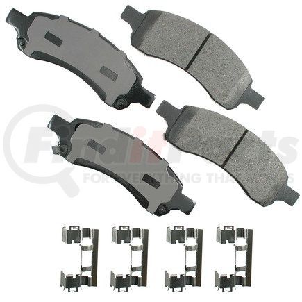 ACT1169 by AKEBONO - ProACT Ultra Premium Ceramic Disc Brake Pad Kit