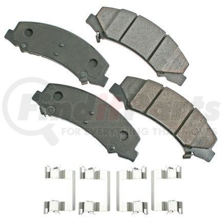 ACT1159 by AKEBONO - ProACT Ultra Premium Ceramic Disc Brake Pad Kit