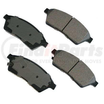 ACT1422 by AKEBONO - ProACT Ultra Premium Ceramic Disc Brake Pad Kit