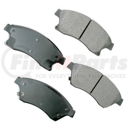 ACT1522 by AKEBONO - ProACT Ultra Premium Ceramic Disc Brake Pad Kit