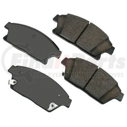 ACT1467 by AKEBONO - ProACT Ultra Premium Ceramic Disc Brake Pad Kit