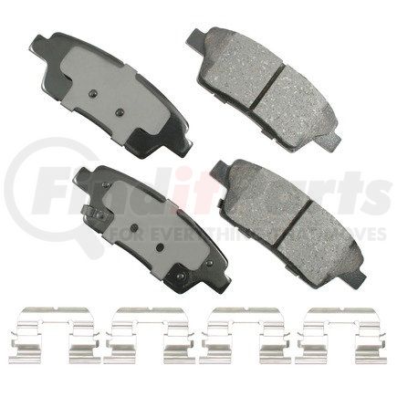 ACT1551 by AKEBONO - ProACT Ultra Premium Ceramic Disc Brake Pad Kit