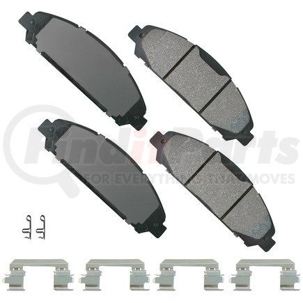 ACT1791 by AKEBONO - ProACT Ultra Premium Ceramic Disc Brake Pad Kit