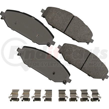 ACT2179 by AKEBONO - ProACT Ultra Premium Ceramic Disc Brake Pad Kit