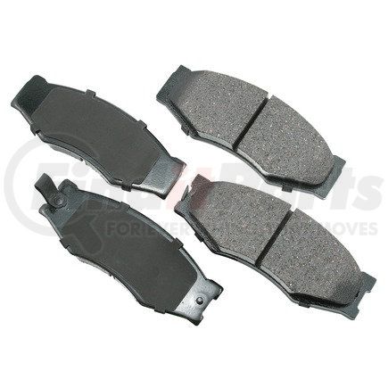 ACT266 by AKEBONO - ProACT Ultra Premium Ceramic Disc Brake Pad Kit