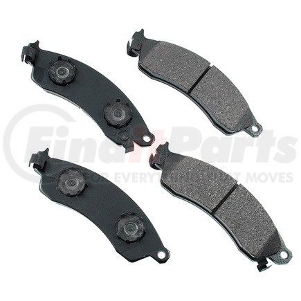 ACT412 by AKEBONO - ProACT Ultra Premium Ceramic Disc Brake Pad Kit