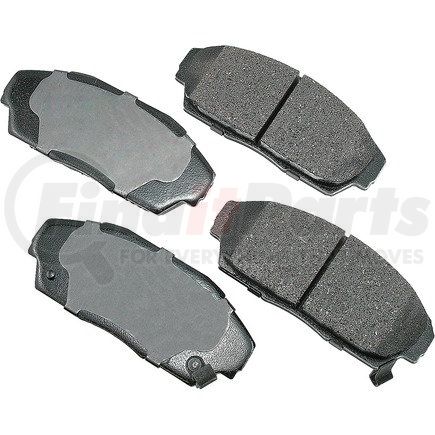 ACT409 by AKEBONO - ProACT Ultra Premium Ceramic Disc Brake Pad Kit