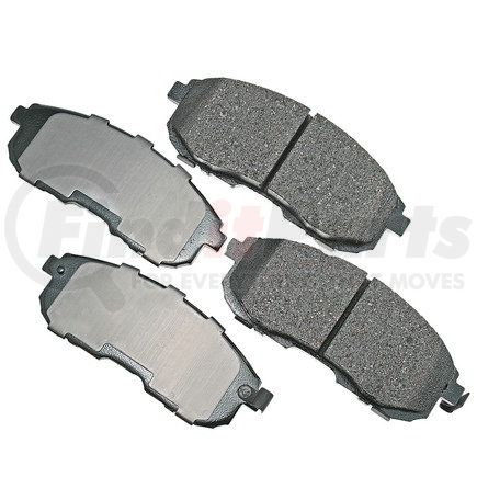 ACT526 by AKEBONO - ProACT Ultra Premium Ceramic Disc Brake Pad Kit