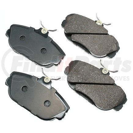 ACT601 by AKEBONO - ProACT Ultra Premium Ceramic Disc Brake Pad Kit